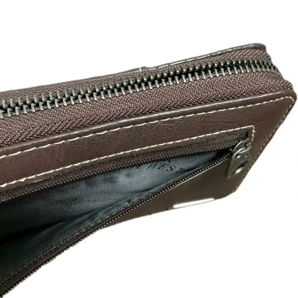 Montana West Western Tropical Cut out Billfold Wristlet NEW
